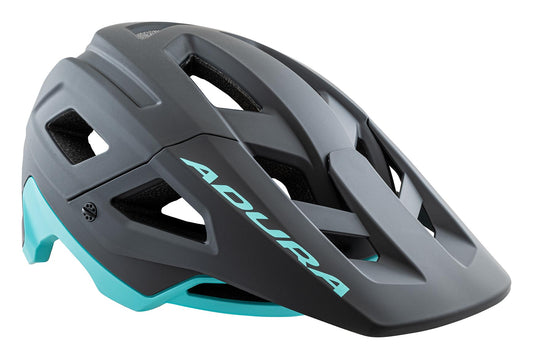 Adura Helmet Ascent+ Sheild-x Matt Blk/turq S