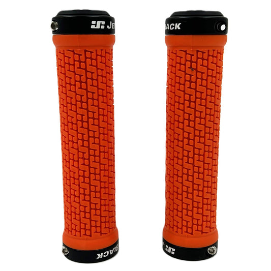 Jetblack Grip Pin Lock On Orange/black Rings
