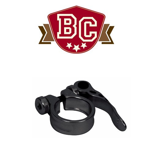 Bikecorp Seatpost Clamp Qr 31.8mm Black 