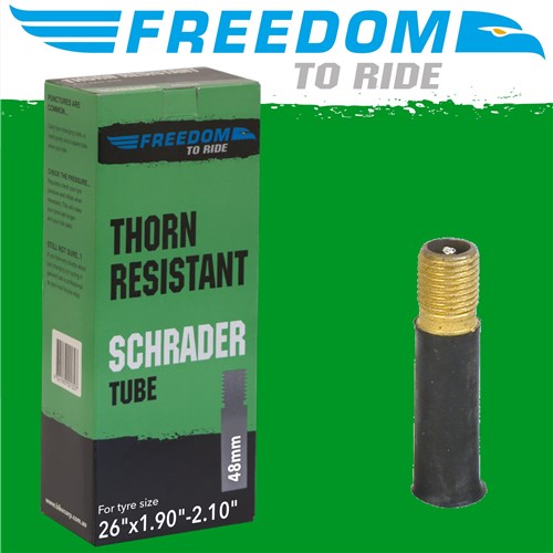 Freedom Tube Thorn Resistant 27.5 X 1.9-2.4 Schrader Valve