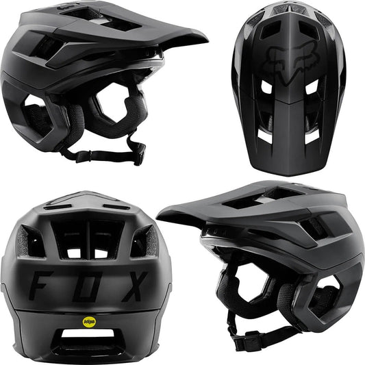 Fox Helmet Dropframe Pro L Blk