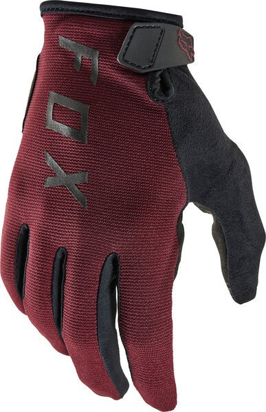 Fox Gloves Ranger Gel Small Dark Maroon