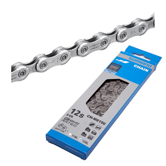 Shimano Chain Cn-m8100 12spd 116l W/quick Link E-bike Rated