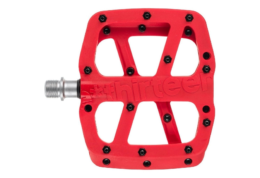 E-thirteen Pedals - Base Flat Red