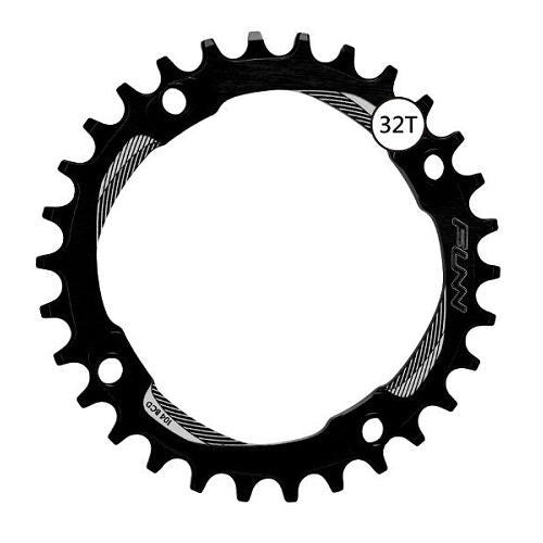 Funn Solo Bcd Narrow Wide Chainring 32t 104mm Alloy Black