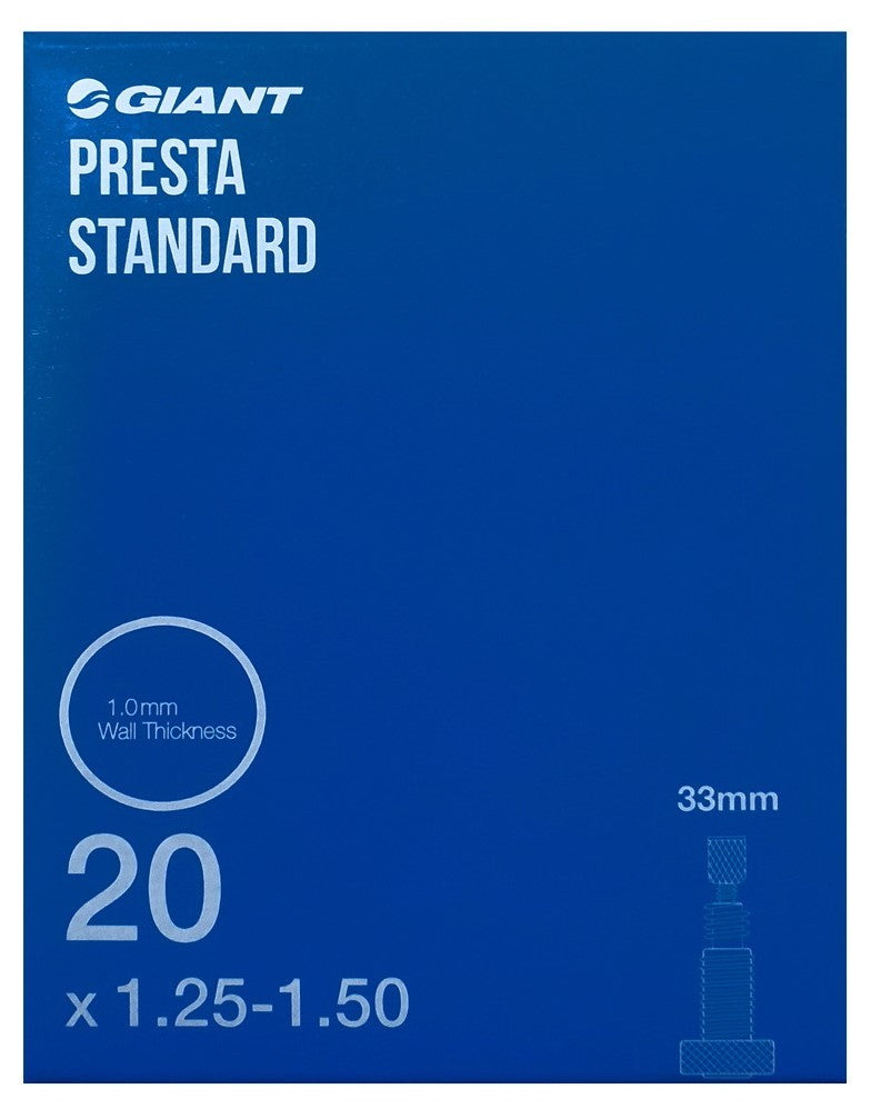 Giant Tube 20" Diameter, 1.25" - 1.50", Presta Valve 33mm