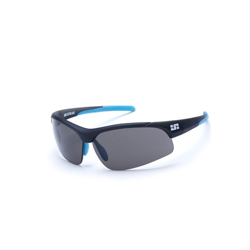 Jetblack Patrol Eyewear, Smoke/amber/clear Lenses, Black/blue Tips