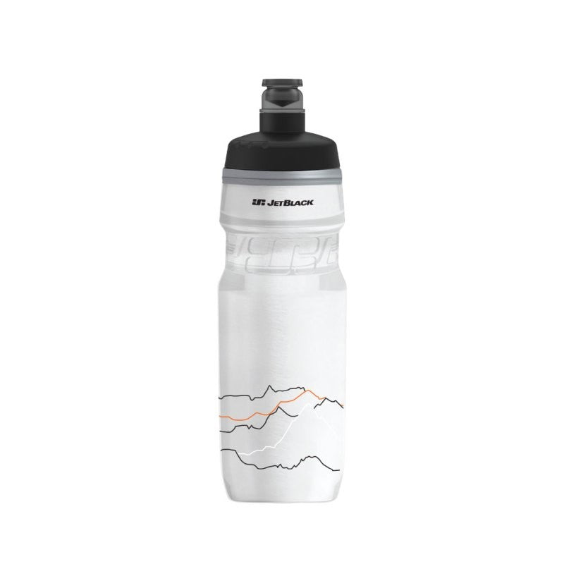 Jetblack Bottle Insulated 620ml Clear Black